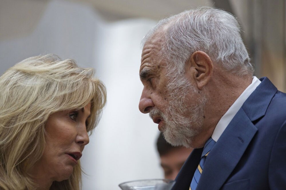 Carl Icahn, right, and Gail Golden. (Victor J. Blue/Bloomberg)