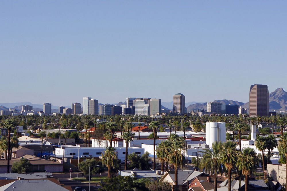 Phoenix, Arizona (Joshua Lott/Bloomberg)