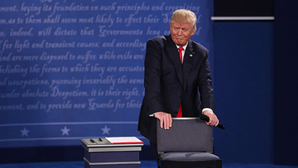 Candidates Hillary Clinton And Donald Trump Hold Second Presidential Debate At Washington University