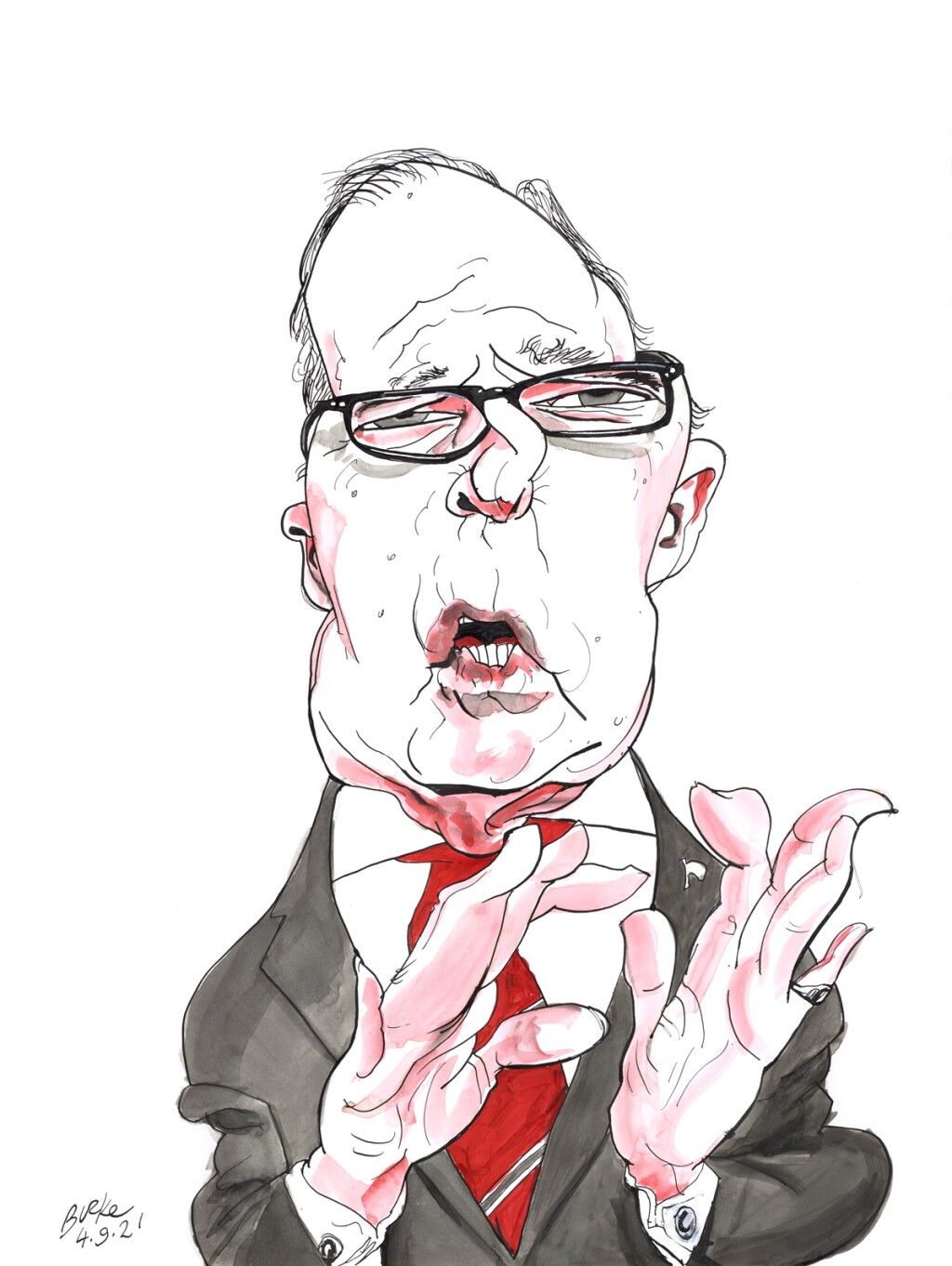 Larry Kudlow (Illustrations by Philip Burke)