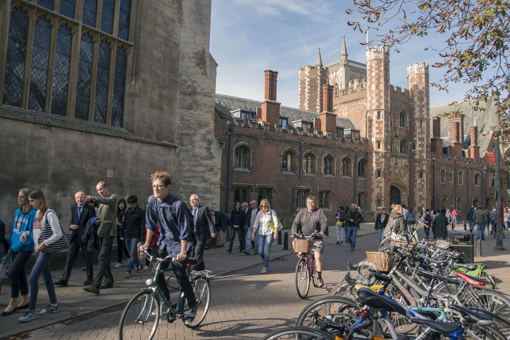 St. Johns College, part of the University of Cambridge. (Peter Kindersley/Bloomberg)