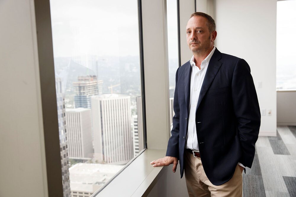 Andrew Left, owner and founder of Citron Research. (Patrick T. Fallon/Bloomberg)