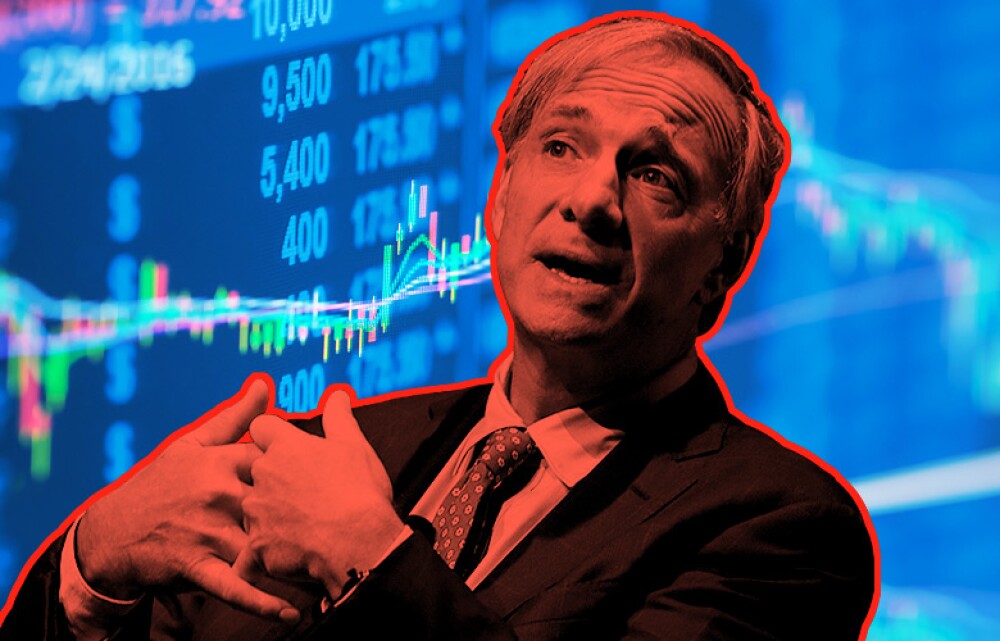 Ray Dalio, billionaire and founder of Bridgewater Associates LP (Illustration by Institutional Investor, Photo credit: Peter Foley/Bloomberg) 