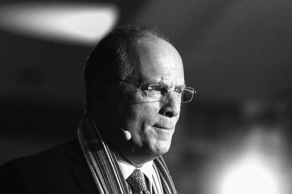 Larry Fink (Simon Dawson/Bloomberg)